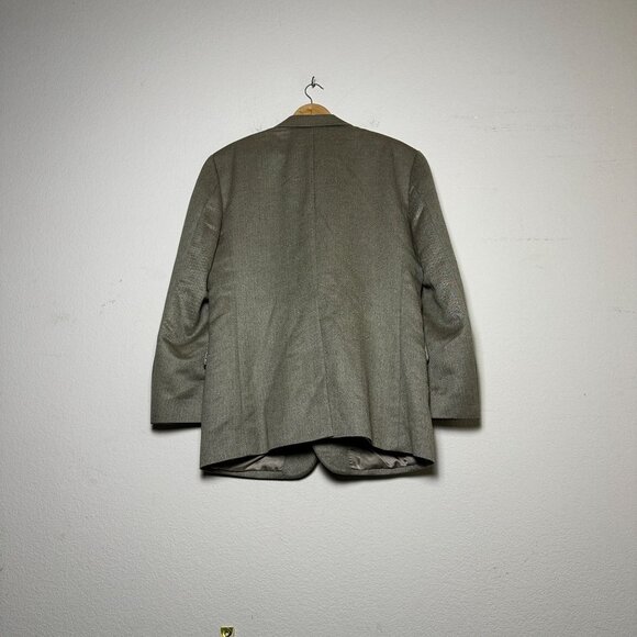 Jos A Bank Silk Camel Hair Blend Blazer Sport Coat Jacket Men 42R Beige Office - Picture 2 of 16